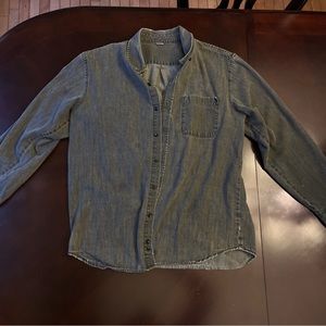 Vintage Grey Button Up